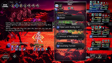 VS Cursed Monk Jafford - Octopath Traveler Side Solistia Chapter 5 Boss Fight