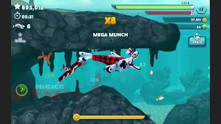 Satisfying Gameplay with Alan in Hungry Shark EVO! Ep # 49 #hungrysharkevolution #gaming