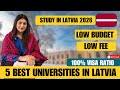 Study in Latvia 2026 | 5 Cheapest Universities for Pakistani Students
