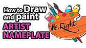 How To Make A Creative Name Plate Diy Name Plates Basic Drawing Lessons For Kids Youtube