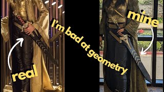 Learning lessons with super glue and spray paint | #startrekdiscovery #cosplay