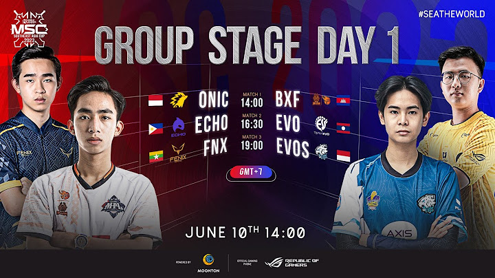 English | MSC Group Stage Day 1 | MSC 2023