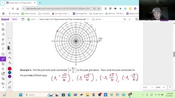 Topic 3.13 - Trigonometry and  Polar Coordinates Part 1