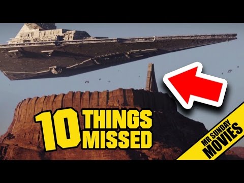 ROGUE ONE: A STAR WARS STORY Trailer - Easter Eggs &amp; Things Missed