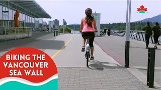 Biking the Vancouver Sea Wall: Coal Harbour and Stanley Park