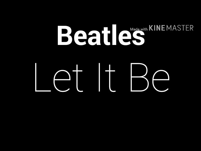 The Beatles - Let It be lyrics class=