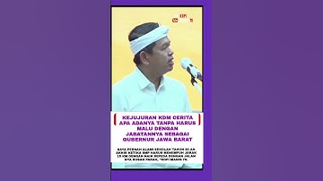 Jujurnya Kebangetan Bapak Aing Bikin Ketawa🤣 #shorts #kdm #gubernurjabar
