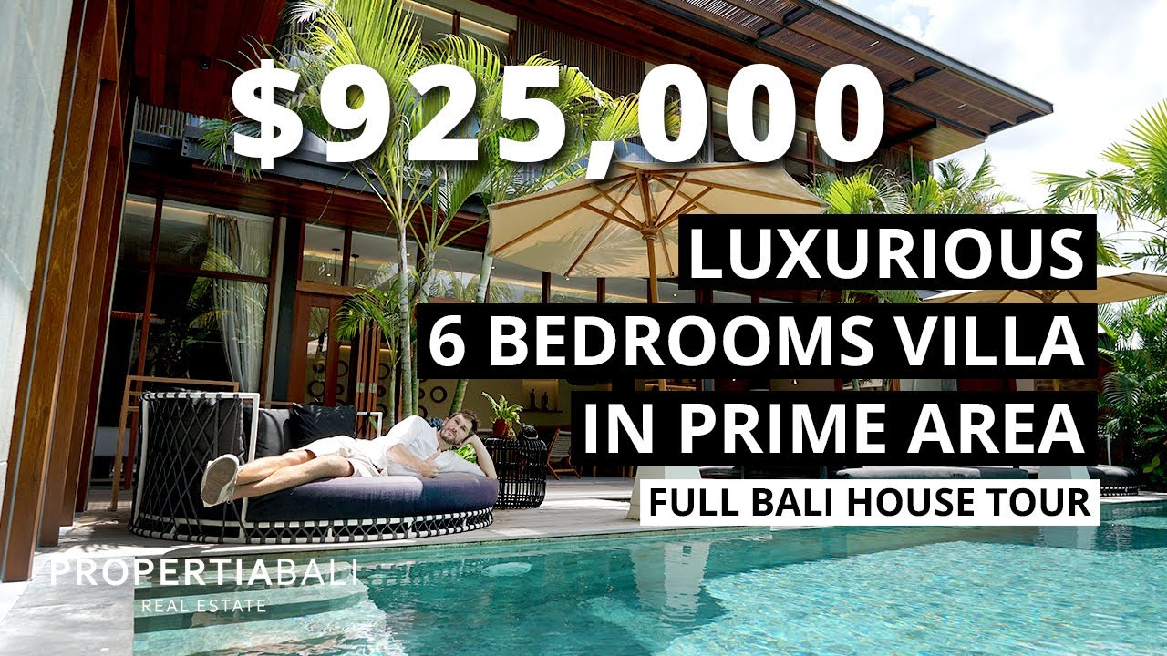 Bali Luxury Living 6Bedroom Villa For Sale In Canggu 🌴 YouTube