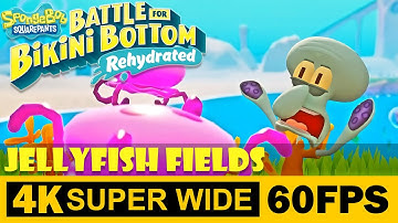 JELLYFISHVELDEN, SpongeBob SquarePants: Battle for Bikini Bottom - Rehydrated, Stappenplan, 4K