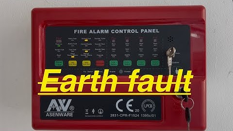 ASENWARE 4 Zone Fire Panel Earth Fault Clearing