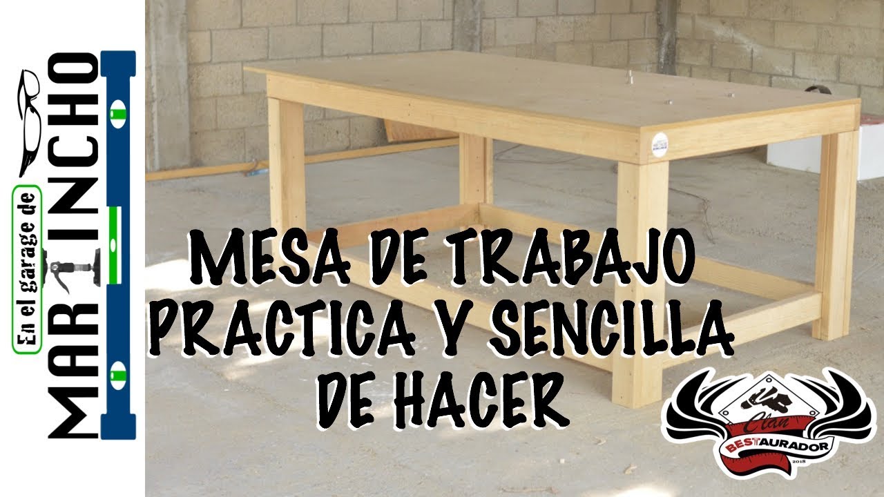 Como Construir una Mesa de Trabajo 