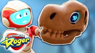 Funny Videos For Kids | Space Ranger Roger - Roger&#39;s T-Rex Trouble | Full Episode