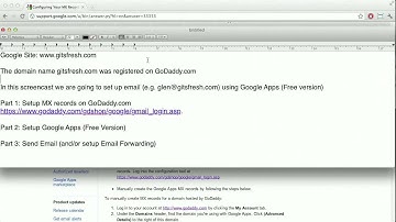 Adding Google Apps Email to a Domain Registered with GoDaddy.com (Part 1)