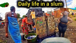 life in a slum in Lusaka Zambia // This is Chaisa neighborhood walk tour