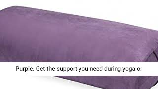 Gaiam Yoga Bolster Rectangular Meditation Pillow