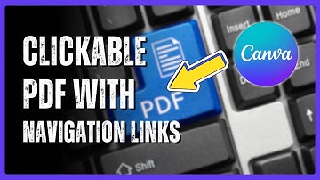 How to Make a Clickable PDF with Navigation Links in Canva