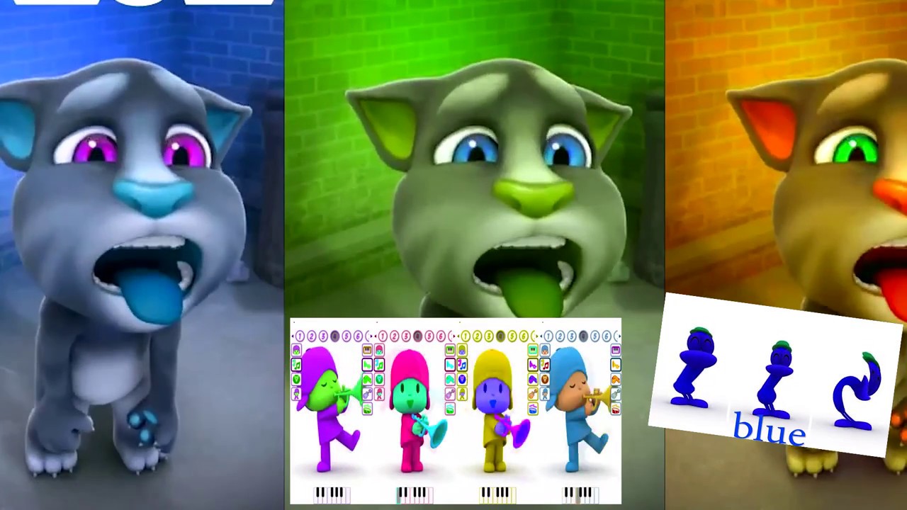 games people play pato+ pocoyo Learn Colors with My Talking Tom for Kids Animation Cartoon Compilation 2017 МУЛЬТ про