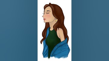 Modern Lady | Digital Art Time lapse | Introvert Bird