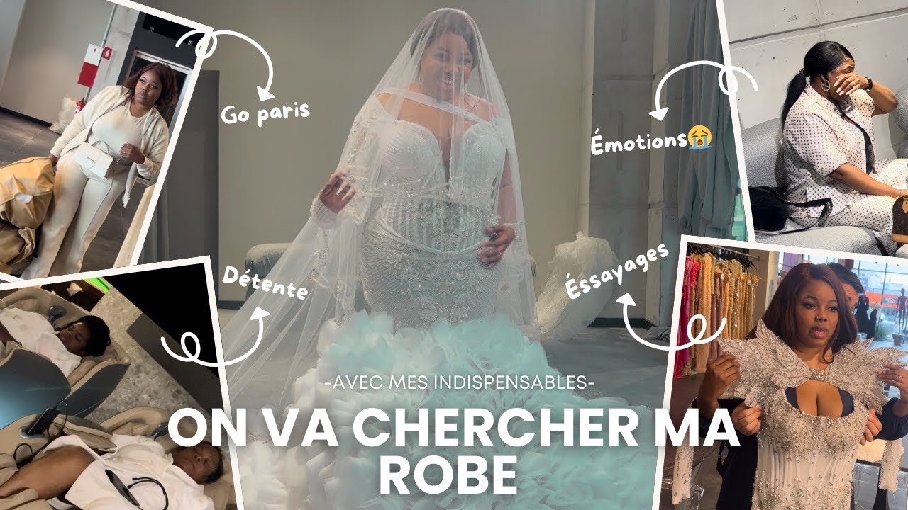 ON VA CHERCHER MA ROBE DE MARIAGE 🤍 avec ma mère et mes soeurs ( Émotions😭,embrouille😡, Éssayages)
