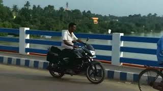 Malda Flood View From Mahananda Setu Malda District West Bengal India
