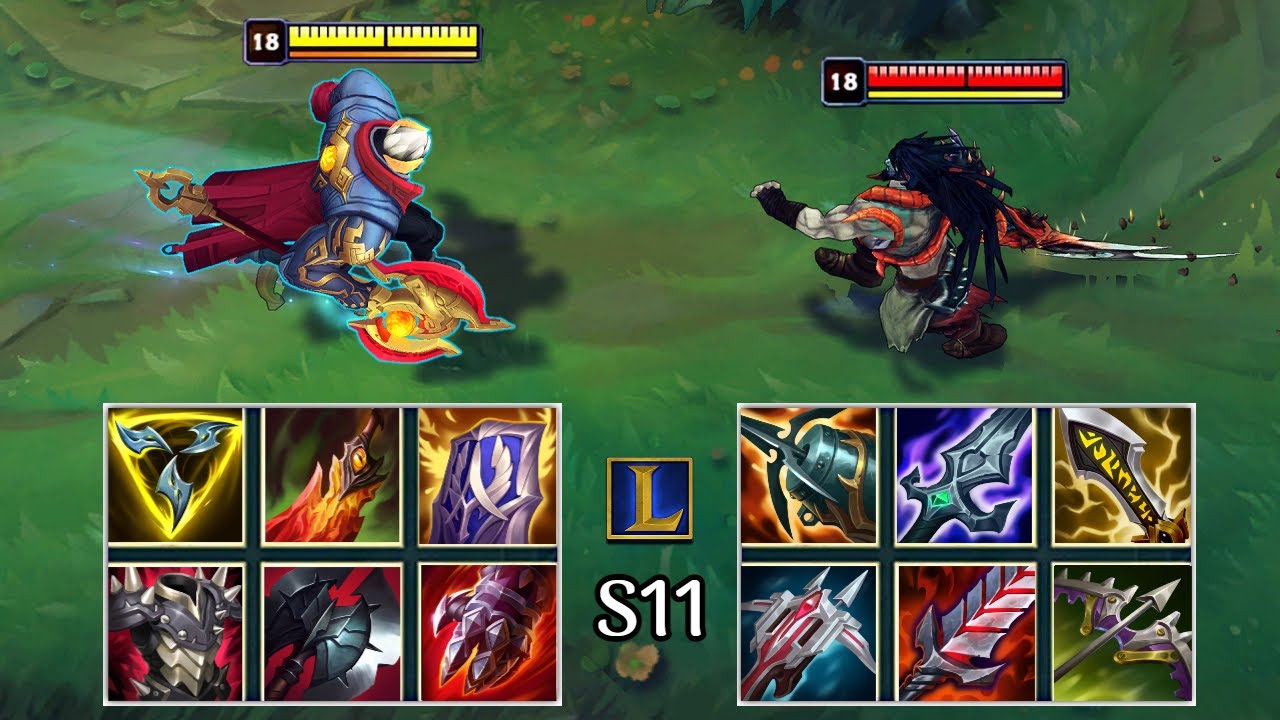 DARIUS vs TRYNDAMERE SEASON 11 FULL BUILD FIGHTS & Best Moments! YouTube