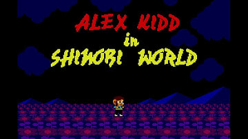 Alex Kidd in Shinobi World (MiSTER FPGA 1080P)