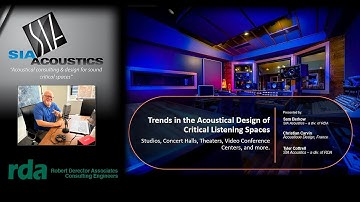 Trends in Acoustical design of performance & production spaces