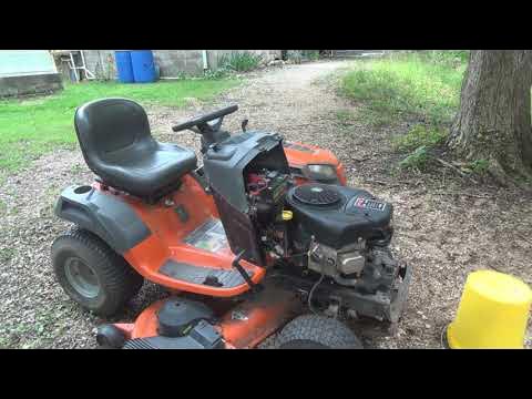 Tuto Husqvarna YTH150 #05 Pose d'un attelage 