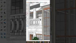 ✅Advance Modeling in SketchUp with PNG Images #shorts #cad #sketchup screenshot 5