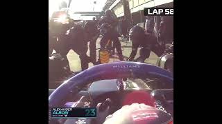 F1: An incredible 58 lap stint on the same tyres by @alex albon! 😮👏 #F1 #Formula1 #AustralianGP