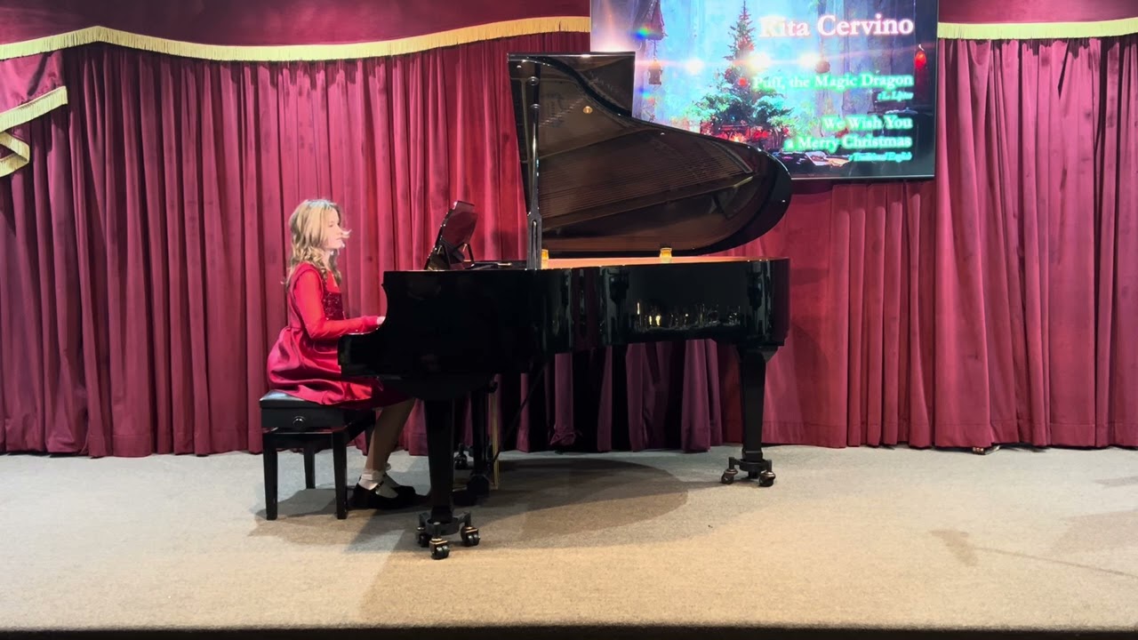 Rita Cervino | Puff, the Magic Dragon | We wish you a Merry Christmas | Piano Lessons