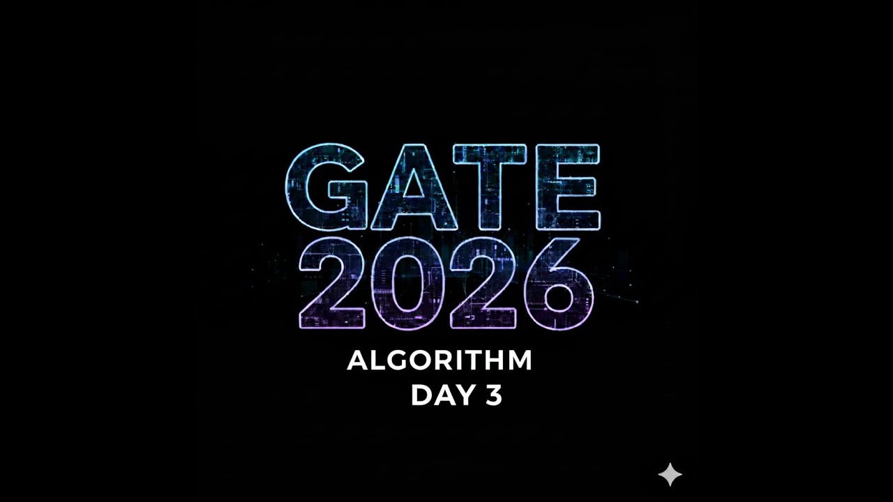 Top 20 Algorithm Questions Gate 2026
