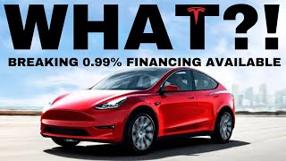 INSANE LOW FINANCING AVAILABLE FOR TESLA