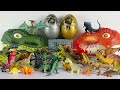 Jurassic World Rebirth Colorful Dinosaur Toys Unboxing ASMR T-rex Triceratops Raptor Baryonyx Spino