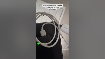 How to mirror DJI RC2 controller to a portable monitor wirelessly #dji #djidrone #fpv #djiair3 #air3