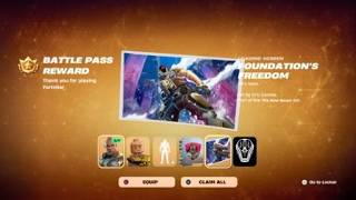 Fortnite Loading Screen:  FOUNDATION'S FREEDOM     ( The New Seven set )