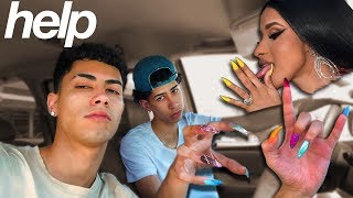 Guys Wear CARDI B NAILS for THREE DAYS .. not 24 hrs 🙂