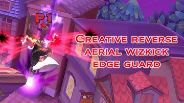 Creative reverse aerial wizkick edge guard