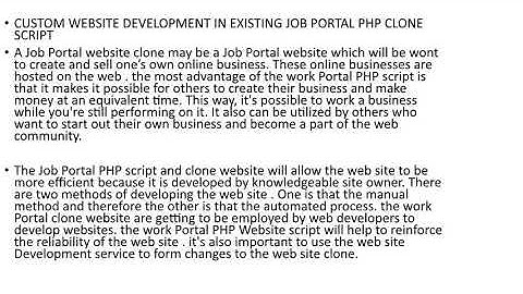 Job Portal Clone Scripts | Job Portal Clone