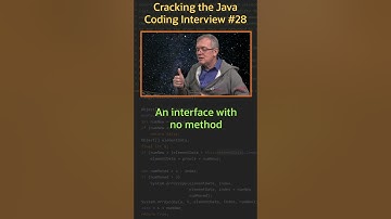 What is a marker interface? - Cracking the Java Coding Interview