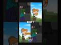 who can finish the burger faster? 🍔 #animation #minecraft #funny #memes #trendingshorts