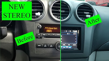 2009 Saturn Vue - FULL stereo UPGRADE! Double din and powered subwoofer