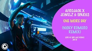 Afrojack x Jewelz \u0026 Sparks - One More Day (Nicky Romero Remix) (Live at EDC Las Vegas 2018)
