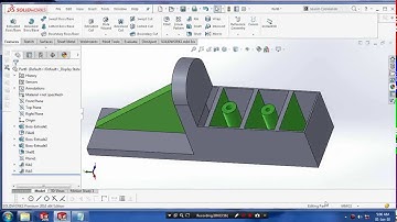 RIB FEATURE IN SOLIDWORKS 2016