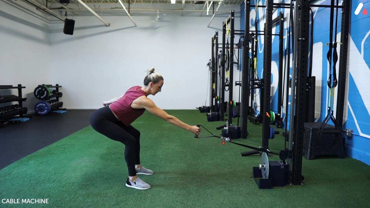 Single Arm Low Cable Row YouTube