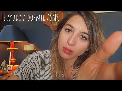 ASMR ☯ Te ayudo a dormir/Helping you sleep (sounds, brush, oil massage)