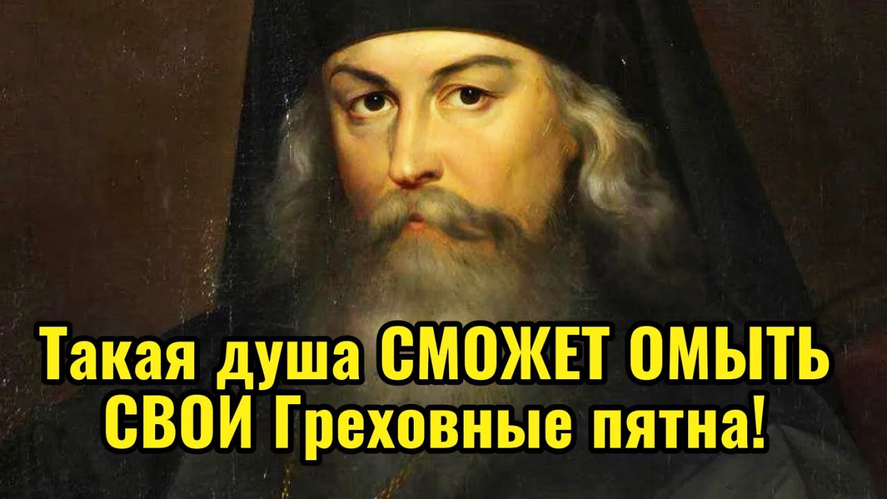 Такая душа СМОЖЕТ ОМЫТЬ СВОИ Греховные пятна! Святитель Игнатий Брянчанинов. Святые Отцы