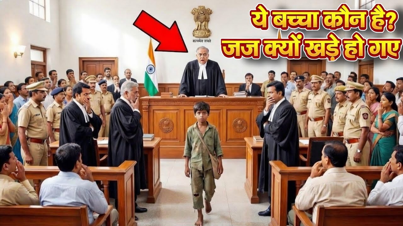 10 साल बाद जब ये बच्चा अदालत पहुंचा… जज क्यों खड़े हो गए?😱🔥