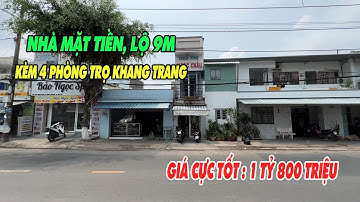 Nhà mặt tiền Mạc Cửu, kèm 4 phòng trọ, giá chỉ 1 tỷ 590 triệu, mua về kinh doanh ngay