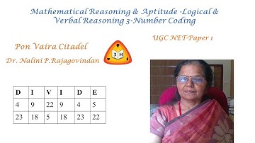Mathematical Reasoning and Aptitude 3   Logical & Verbal Reasoning Number  Coding